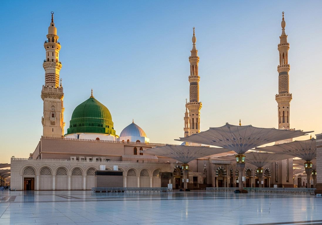 بنای مسجد مدینه