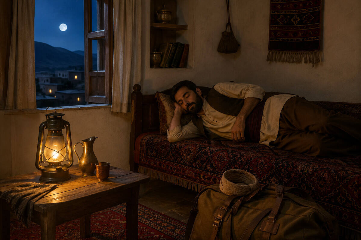 شب را در جایی ماندن