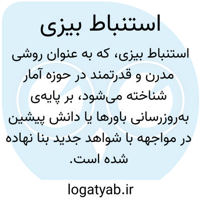 تصویر معنی استنباط بیزی