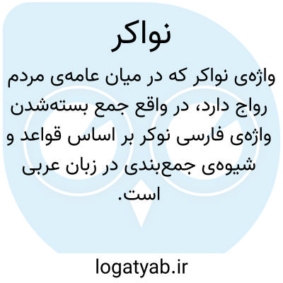 تصویر معنی نواکر