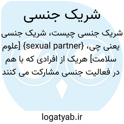 تصویر معنی شریک جنسی