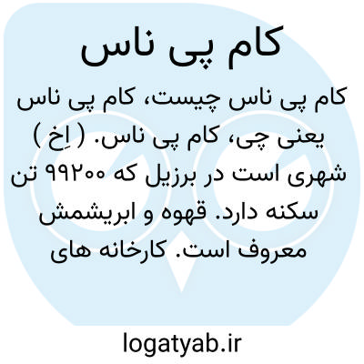 تصویر معنی کام پی ناس